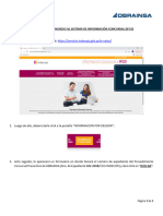 Manual de Acceso Al Sistema de Información Concursal - PCP Obrainsa