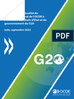 Rapport Sur La Fiscalite Secretaire General Ocde Chefs D Etat Et de Gouvernement Du g20 Inde Septembre 2023