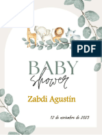 Baby Shower Zabdi Agustín