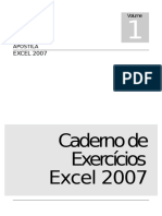 Caderno de Exercicios Excel 2007