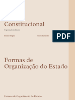 Direito Constitucional - Parte I - Forma de Estado