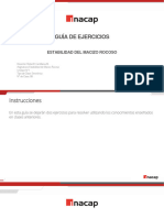 Clase N°08 - Sincrónica - Estabilidad de Macizo Rocoso - Guía de Ejercicios PDF