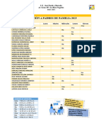 Horario de Atención de PPFF