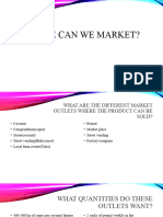 Where Can We Market