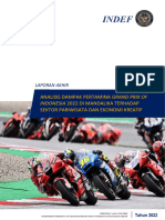 Analisis Dampak Moto GP 2022 Mandalika Sektor Parekraf