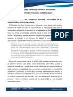 DOCUMENTO DEL CURRICULO NACIONAL BOLIVARIANO PARA SOCIALIZAR EN LA INSTITUCIÓN EDUCATIVA - Docx1