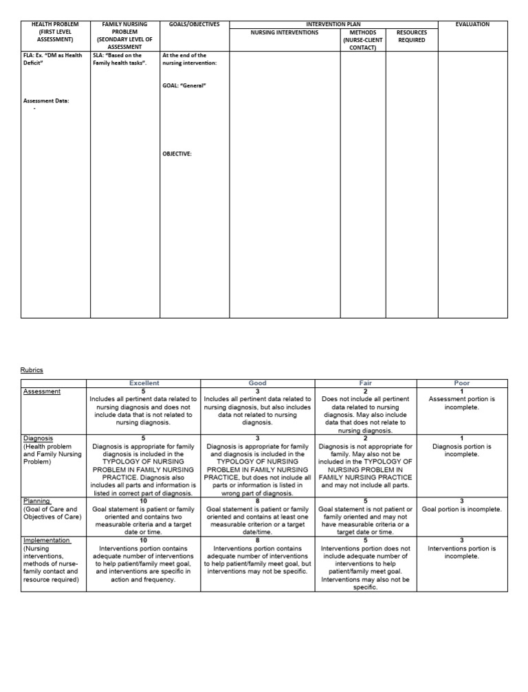 FNCP Format | Download Free PDF | Nursing | Medical Diagnosis