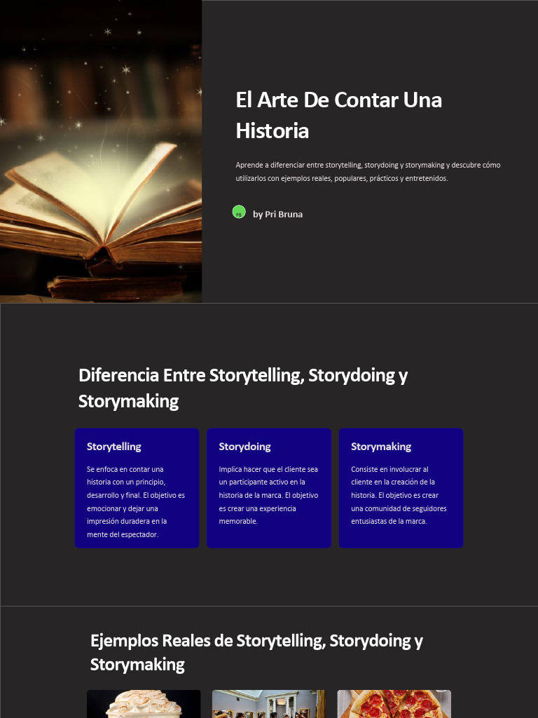 Storytelling Storydoing Storymaking | PDF | Cuentacuentos | Marca