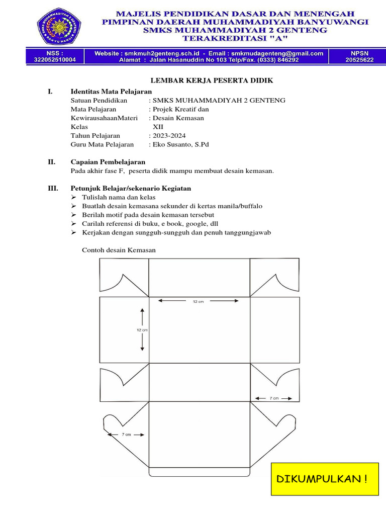 Tugas 5 - Desain Kemasan | PDF