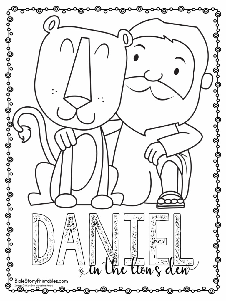 Daniel Coloring | PDF