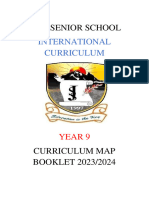 Year 9 2023-2024 Curriculum Mapping