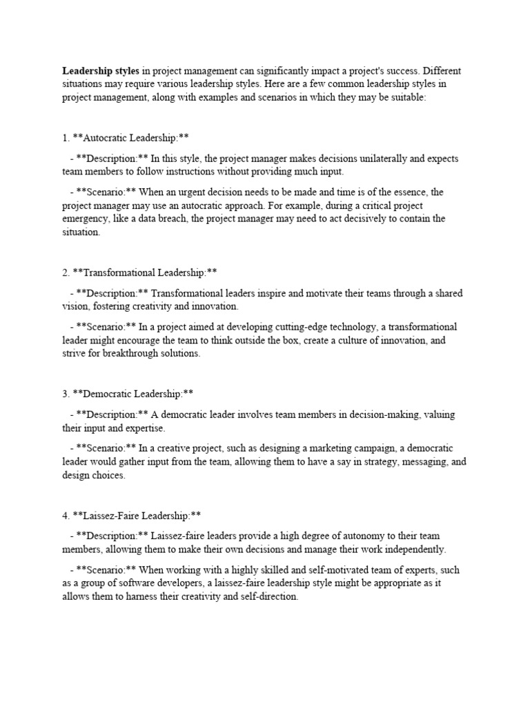 leadership-styles-in-project-management-pdf-leadership