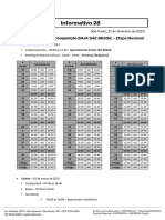 Informativo 28 Cronograma SAE BRASIL 2023