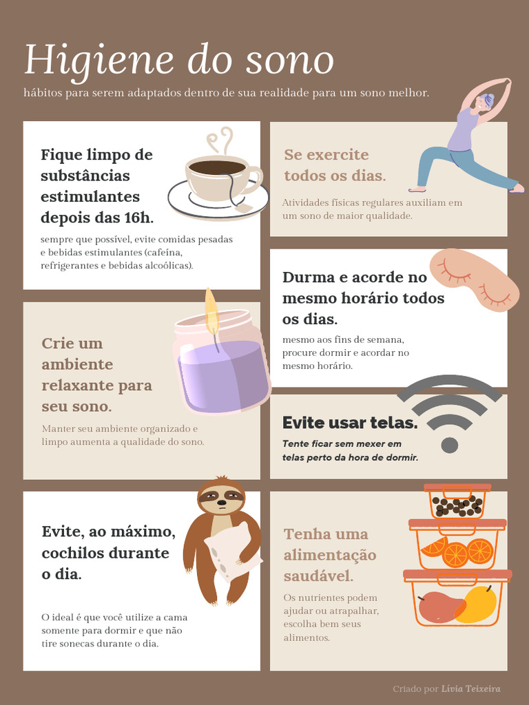 Higiene Do Sono Pdf Dormir