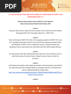 Example of Standard Operating Procedure (SOP) for Letter Requests