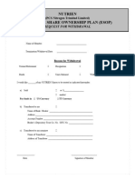 ESOP Withdrawal Form