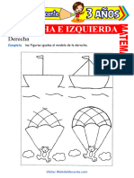 Noción de Derecha e Izquierda para Niños de 3 Años