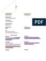 Annotation of Macbeth 1