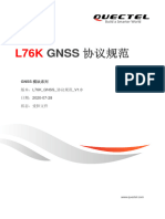 Quectel L76K GNSS 协议规范 V1.0