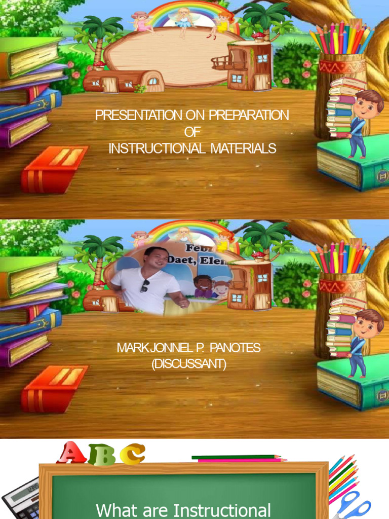 PREPARATION ON INSTRUCTIONAL MATERIALS PDF Learning Teachers