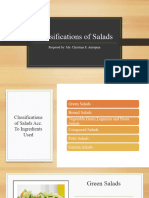 Classifications of Salads