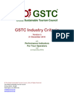 GSTC Industry Criteria Tour Operators With SDGs