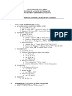 LPS 3102 Executive Department Outline