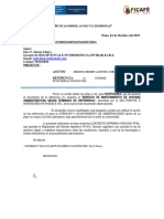 Carta para Levantamiento de Observaciones