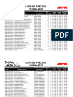 OriginalParts - Catalogo MOTUL 2023