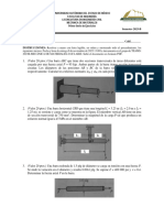 Primer - Serie - Ejercicios - Mecanica de Materiales - 2023B