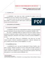 Custeio Por Absorção Como Ferramenta de Gestão