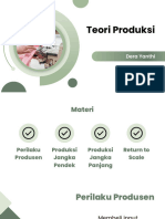 Teori Produksi