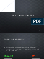 Session 3 - Myths or Realities