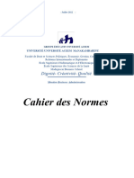 Cahier Des Normes BBA3