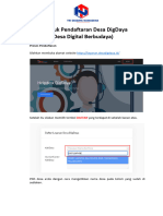Petunjuk Pendaftaran Desa Digdaya