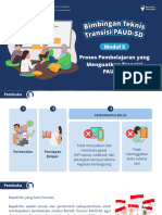 Bimtek Luring - Paparan - Modul 5 - Bagaimana Merencanakan Pembelajaran Yang Menguatkan Transisi PAUD-SD