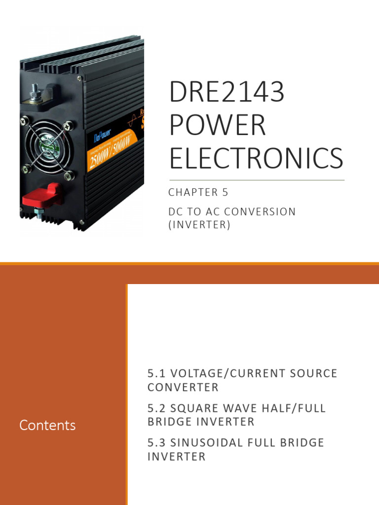 DC To AC Conversion (Inverter) | PDF | Power Inverter | Power Electronics