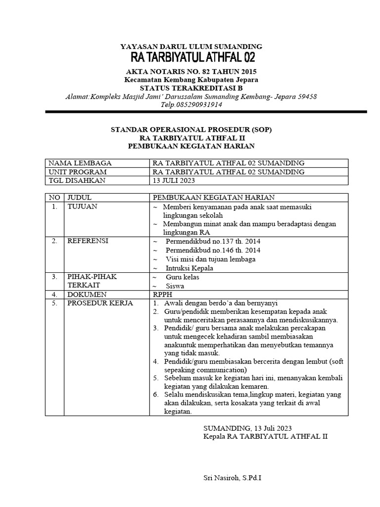 1.1.3 Sop Ra Ta II | PDF