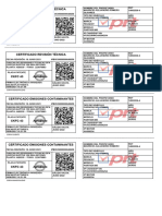 Certificado Revisión Técnica