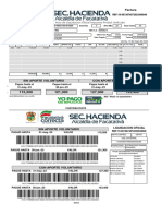 Factura: Acto de Liquidacion Oficial Impuesto Predial Unificado