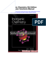 Inorganic Chemistry 5th Edition Miessler Solutions Manual