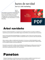 Tarea de Productos Navideños 4 Ps