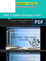 Topic 5 Sanitary Drainage System