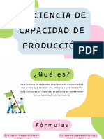 Eficiencia de Capacidad de Producción