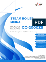 Steam Boiler Miura: GC-2000ZS