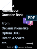 QA Automation Question Bank
