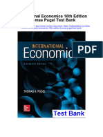 International Economics 16th Edition Thomas Pugel Test Bank