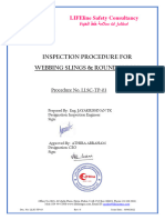 LLSC-TP-03 Procedures of Webbing Sling REV - 0