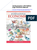 International Economics 17th Edition Carbaugh Solutions Manual