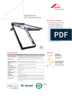 Produktdatenblatt Designo I8 Comfort-Dachfenster Mit Standardmass
